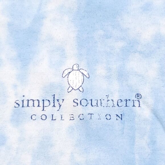 Simply Southern Casual Graphic Short Sleeve Shirt Womens Size Medium M Multi - Picture 4 of 8